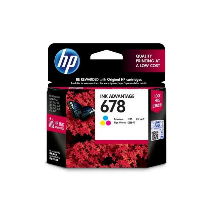 HP 678 Tri-color Original Ink Advantage Cartridge- CZ108AA (678 COL)